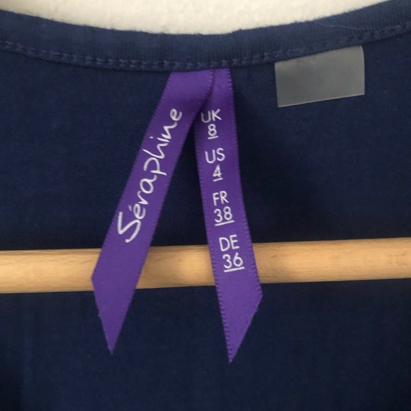 Seraphone Striped Sleeveless Maternity Dress - Picture 3 of 9